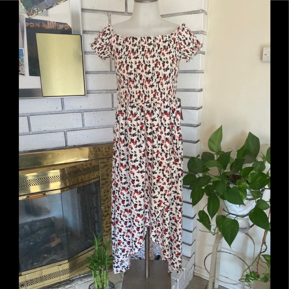 J for Justify Off Shoulder Floral Dress